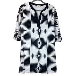 𝅺everly Aztec Shift Dress